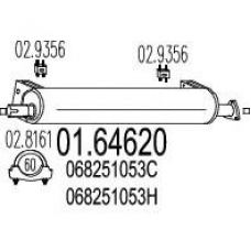 01.64620 MTS Глушитель выхлопных газов конечный