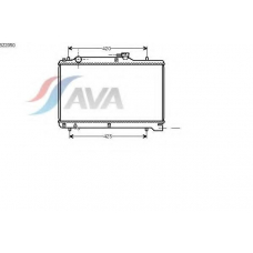 SZ2050 AVA Радиатор, охлаждение двигателя