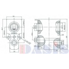 840520N AKS DASIS Расширительный клапан, кондиционер