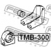 TMB-300 FEBEST Подвеска, двигатель