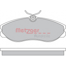 1170451 METZGER Комплект тормозных колодок, дисковый тормоз
