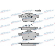 AC0581470D AC Delco Комплект тормозных колодок, дисковый тормоз