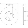 8DD 355 106-341 HELLA Тормозной диск