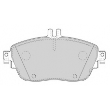 FD7567A NECTO Комплект тормозных колодок, дисковый тормоз