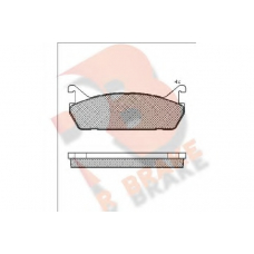 RB1186 R BRAKE Комплект тормозных колодок, дисковый тормоз