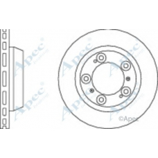DSK2503 APEC Тормозной диск