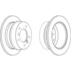 FCR227A FERODO Тормозной диск