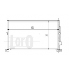 017-016-0011 LORO Конденсатор, кондиционер