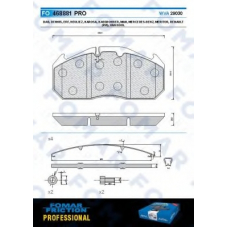 FO 468881 FOMAR ROULUNDS Комплект тормозных колодок, дисковый тормоз
