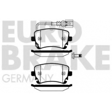 5502224764 EUROBRAKE Комплект тормозных колодок, дисковый тормоз