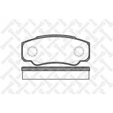 972 000-SX STELLOX Комплект тормозных колодок, дисковый тормоз