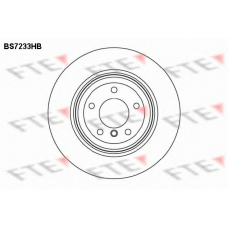 BS7233HB FTE Тормозной диск