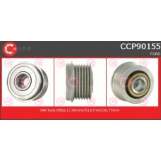 CCP90155 CASCO Ременный шкив, генератор