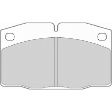 FD611A NECTO Комплект тормозных колодок, дисковый тормоз