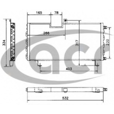 300404 ACR Конденсатор, кондиционер