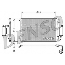 DCN20035 DENSO Конденсатор, кондиционер