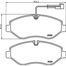 8DB 355 005-611 HELLA Комплект тормозных колодок, дисковый тормоз