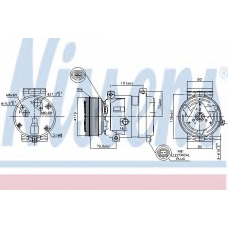 89267 NISSENS Компрессор, кондиционер