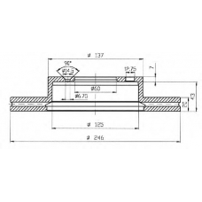 BDC4954 QUINTON HAZELL Тормозной диск