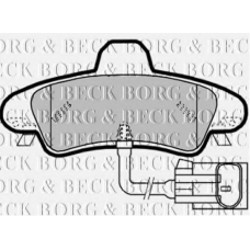 BBP1908 BORG & BECK Комплект тормозных колодок, дисковый тормоз