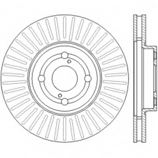 562435BC BENDIX Тормозной диск