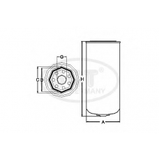 ST 6102 SCT Топливный фильтр