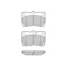 12-1420 E.T.F. Комплект тормозных колодок, дисковый тормоз