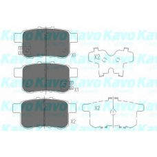 KBP-2044 KAVO PARTS Комплект тормозных колодок, дисковый тормоз