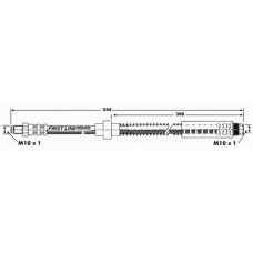 FBH6265 FIRST LINE Тормозной шланг