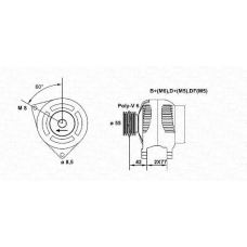 943355014010 MAGNETI MARELLI Генератор