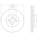 MDC1357 MINTEX Тормозной диск