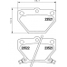 MDB2014 MINTEX Комплект тормозных колодок, дисковый тормоз