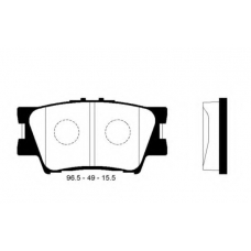 FBP2081 FI.BA Комплект тормозных колодок, дисковый тормоз