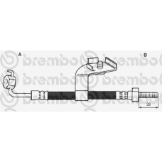 T 24 087 BREMBO Тормозной шланг