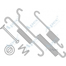 KIT765 APEC Комплектующие, тормозная колодка