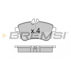 BP3172 BREMSI Комплект тормозных колодок, дисковый тормоз