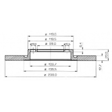 BDC3330 QUINTON HAZELL Тормозной диск