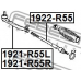 1922-R55 FEBEST Осевой шарнир, рулевая тяга