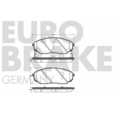 5502223508 EUROBRAKE Комплект тормозных колодок, дисковый тормоз