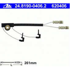 24.8190-0406.2 ATE Сигнализатор, износ тормозных колодок