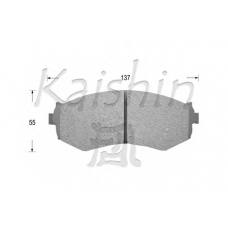 D1154 KAISHIN Комплект тормозных колодок, дисковый тормоз