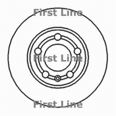 FBD1001 FIRST LINE Тормозной диск