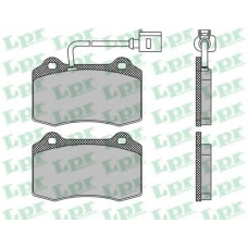 05P1426A LPR Комплект тормозных колодок, дисковый тормоз