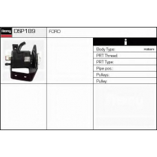 DSP189 DELCO REMY Гидравлический насос, рулевое управление