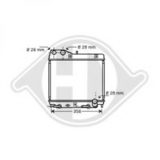 8524006 DIEDERICHS Радиатор, охлаждение двигателя