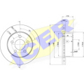 78BD5396-1 ICER Тормозной диск