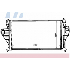 96850 NISSENS Интеркулер