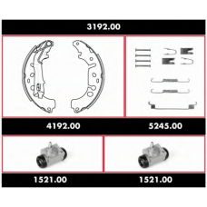 3192.00 REMSA Комплект тормозов, барабанный тормозной механизм
