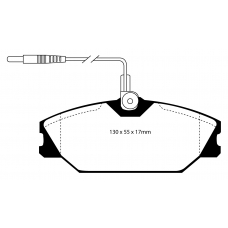 DP3949C EBC Brakes Колодки тормозные