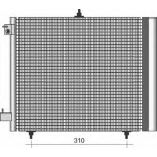 350203384000 MAGNETI MARELLI Конденсатор, кондиционер